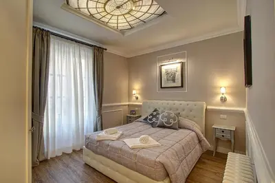 Letto o letti in una camera di Art Apartment Luxury Family suite