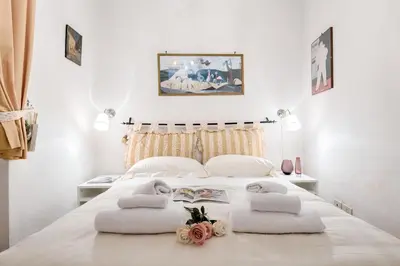Letto o letti in una camera di Campuccio 21 by Mmega