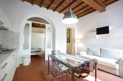 Area soggiorno di Florence San Marco Apartment