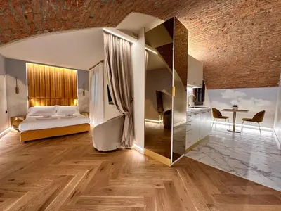 Letto o letti in una camera di Renascentia in Florence - Adults Only