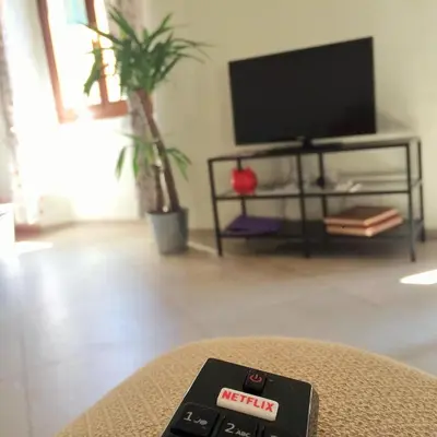 TV o dispositivi per l'intrattenimento presso La casetta dipinta 2.0