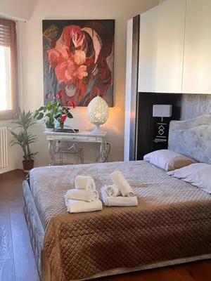 Letto o letti in una camera di Residenza Anton Doni