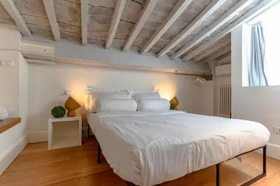 Letto o letti in una camera di Fossi tower
