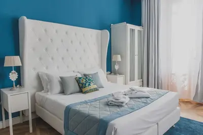Letto o letti in una camera di B&B La Residenza di Michelangelo