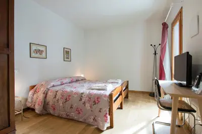 Letto o letti in una camera di B&B Querceto