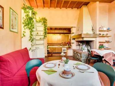 Area soggiorno di Holiday Home Il Colombaino by Interhome