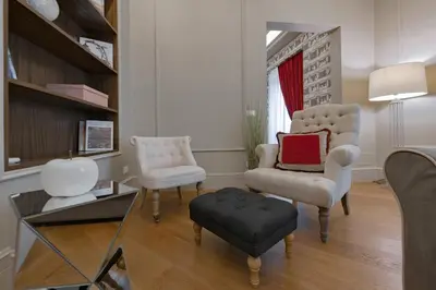 Area soggiorno di Apartments Florence - Teatro Luxury