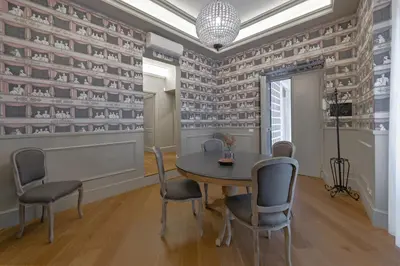 Area soggiorno di Apartments Florence - Teatro Luxury