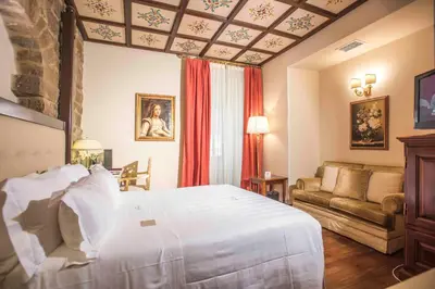 Letto o letti in una camera di Golden Tower Hotel & Spa