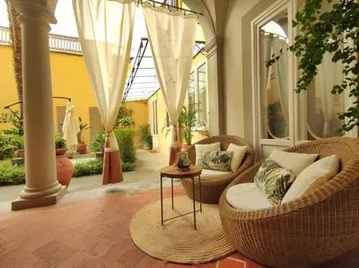 Area soggiorno di Ricasoli Garden Relais