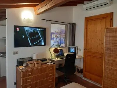 TV o dispositivi per l'intrattenimento presso Porcellana Twenty-Six Florence Wi-Fi Apartment