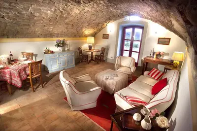 Area soggiorno di Romantic House