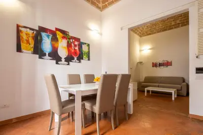 Area soggiorno di Lian Home in Florence by Mmega