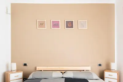 Letto o letti in una camera di Little Room - Camera indipendente nella Torre