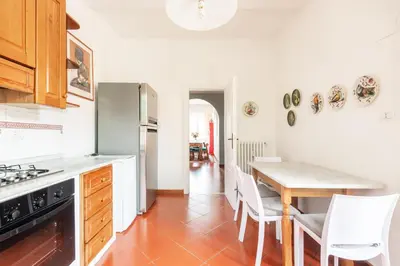 Cucina o angolo cottura di Arno River view Apartment Terraces, Free Parking