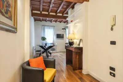Area soggiorno di Signoria Stylish Suite in Florence