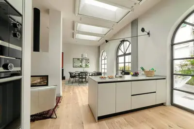 Cucina o angolo cottura di Ex Artist Studio Loft near Piazzale Michelangelo