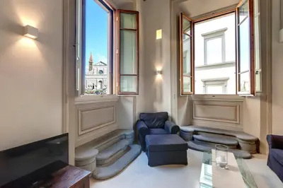 Area soggiorno di Gold Suite