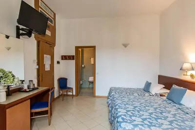 Letto o letti in una camera di Hotel Bonifacio