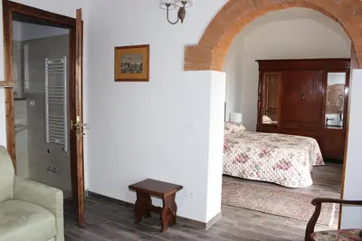 Area soggiorno di Art Apartment Chianti Family