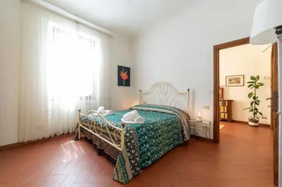 Letto o letti in una camera di 110 sqm apartment 6 sleeps in Santa Croce