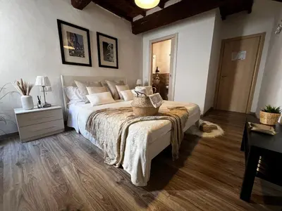 Letto o letti in una camera di A casa di Anna