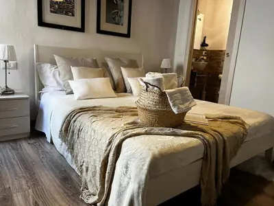 Letto o letti in una camera di A casa di Anna