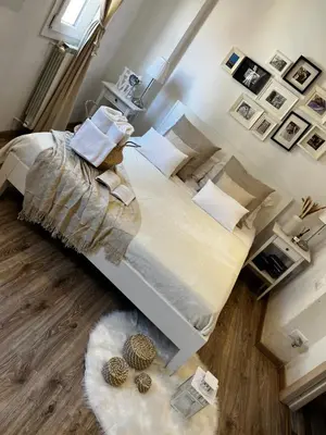 Letto o letti in una camera di A casa di Anna