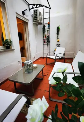 Area soggiorno di Rjgal Apartment B&B