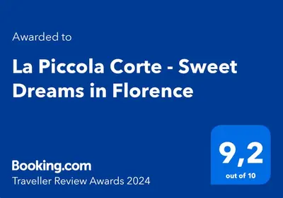 Certificato, attestato, insegna o altro documento esposto da La Piccola Corte - Sweet Dreams in Florence